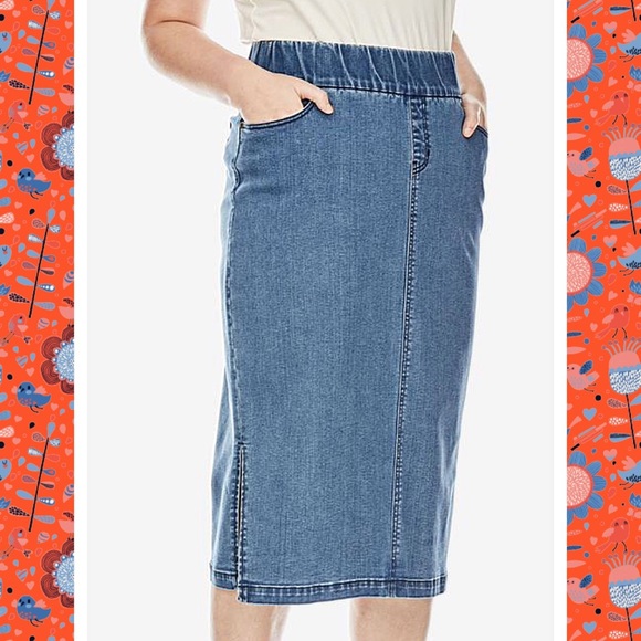 jessica london jean skirts